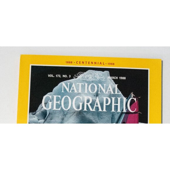 Vintage National Geographic March 1988 Magazine - Picture 2 of 8